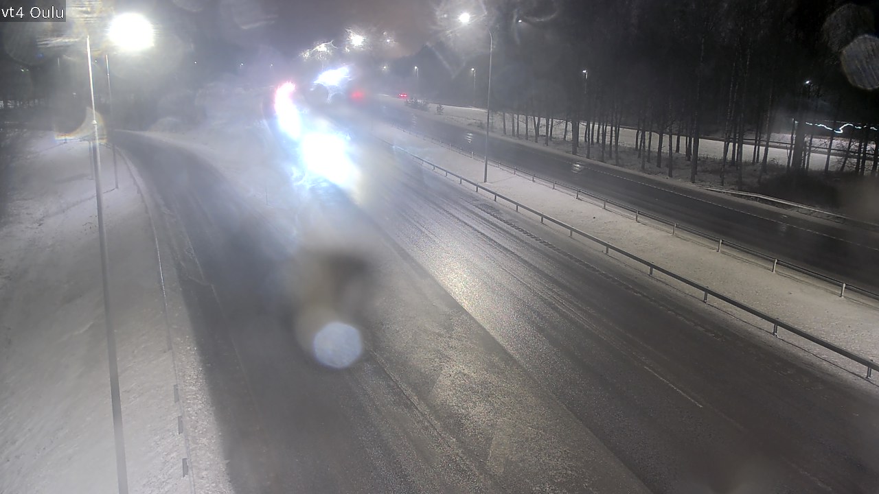 Weather Camera Image Väg 4 Uleåborg, Oulu, Pohjois-Pohjanmaa