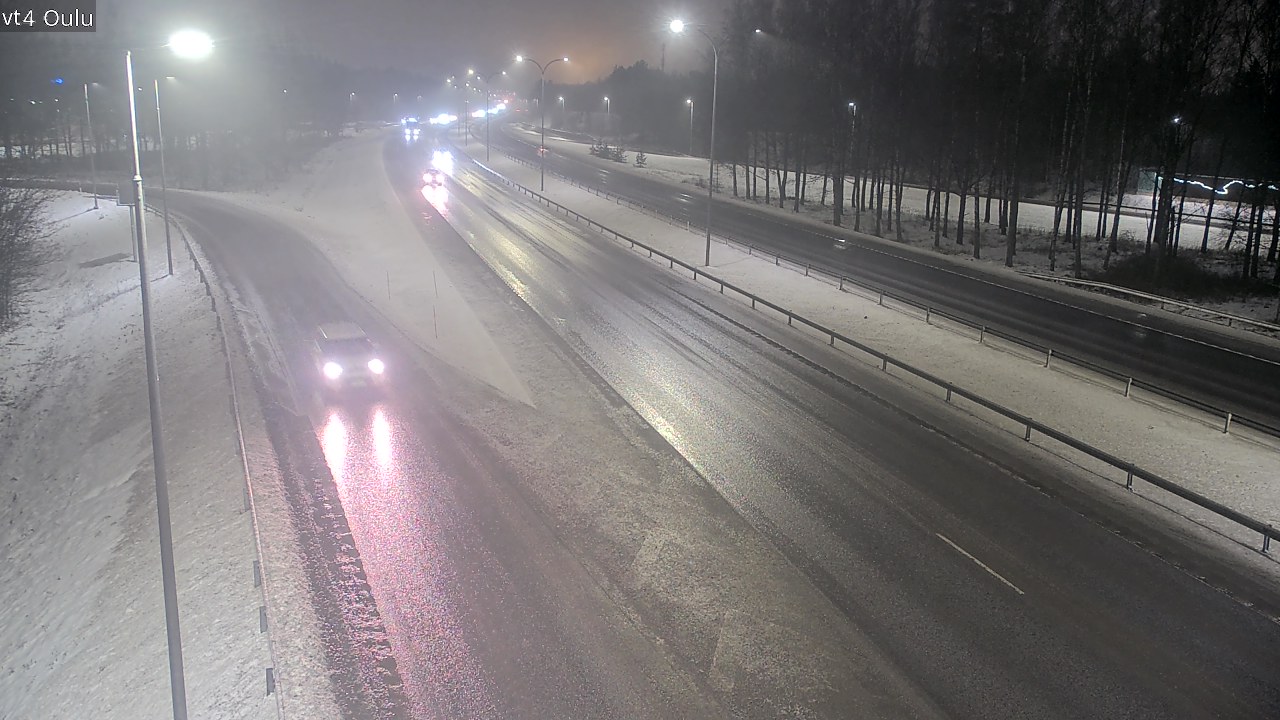 Weather Camera Image Väg 4 Uleåborg, Oulu, Pohjois-Pohjanmaa