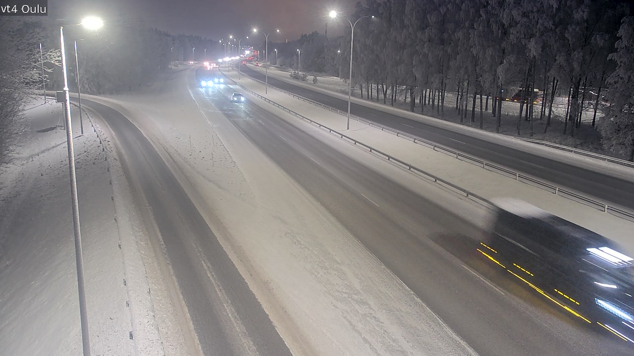 Weather Camera Image Road 4 Oulu, Oulu, Pohjois-Pohjanmaa