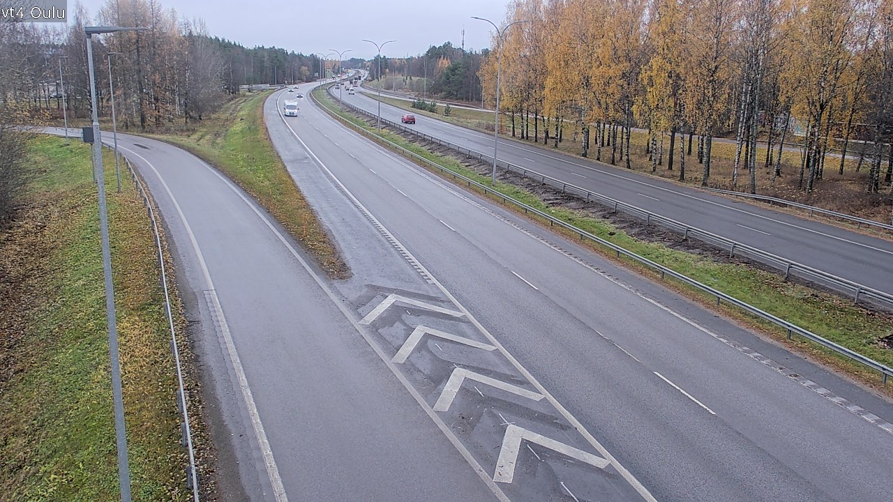 Weather Camera Image Väg 4 Uleåborg, Oulu, Pohjois-Pohjanmaa