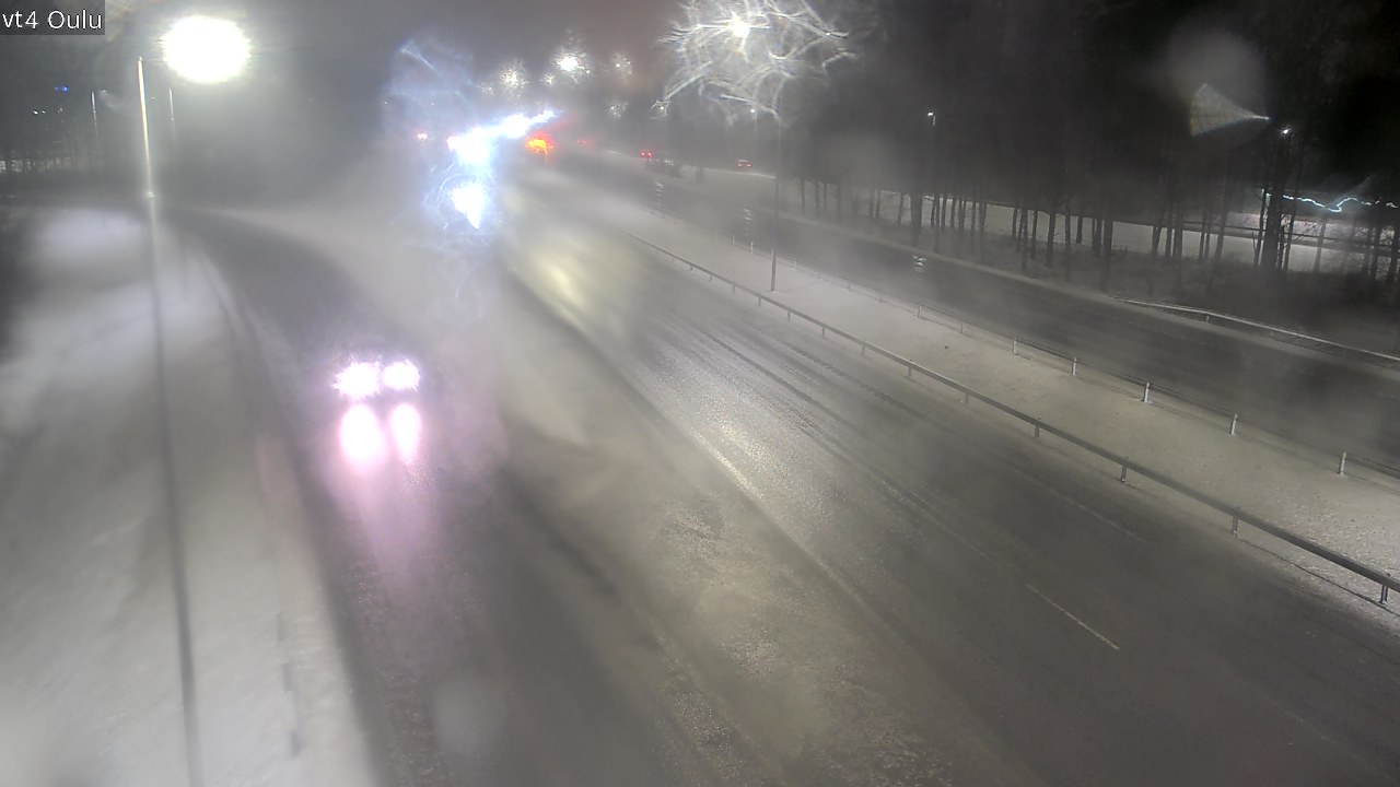 Weather Camera Image Väg 4 Uleåborg, Oulu, Pohjois-Pohjanmaa