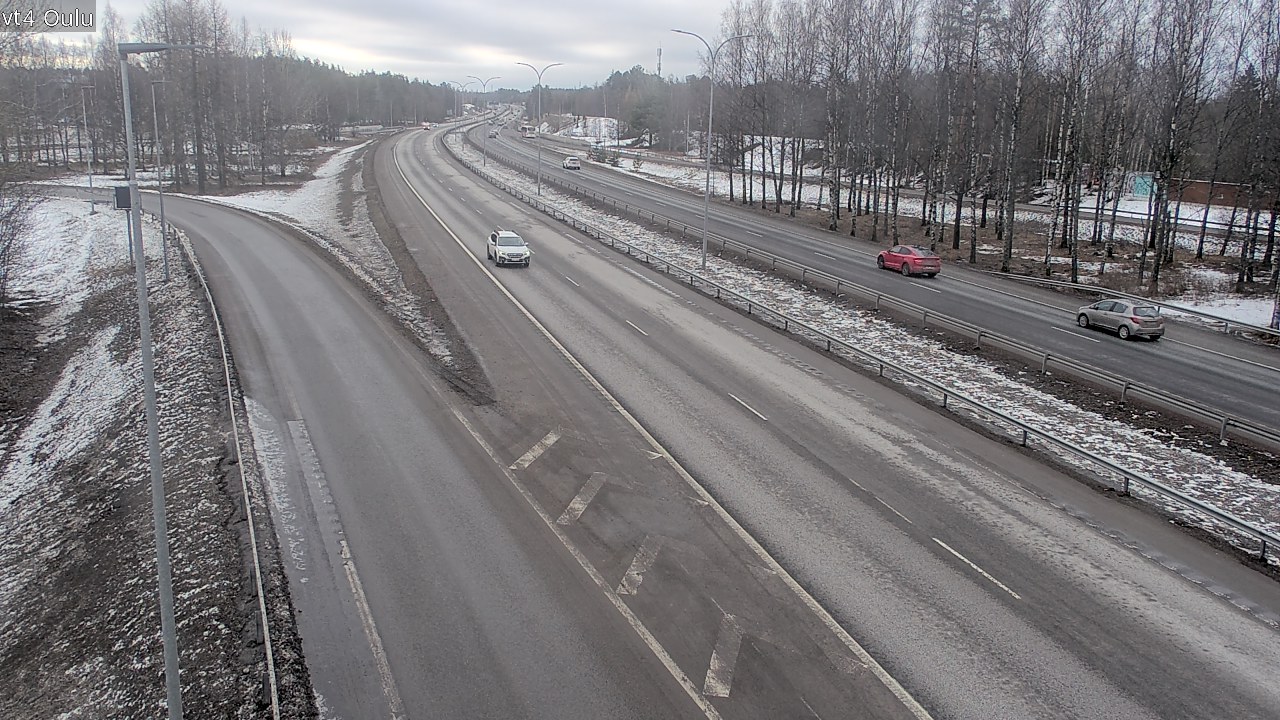 Weather Camera Image Road 4 Oulu, Oulu, Pohjois-Pohjanmaa