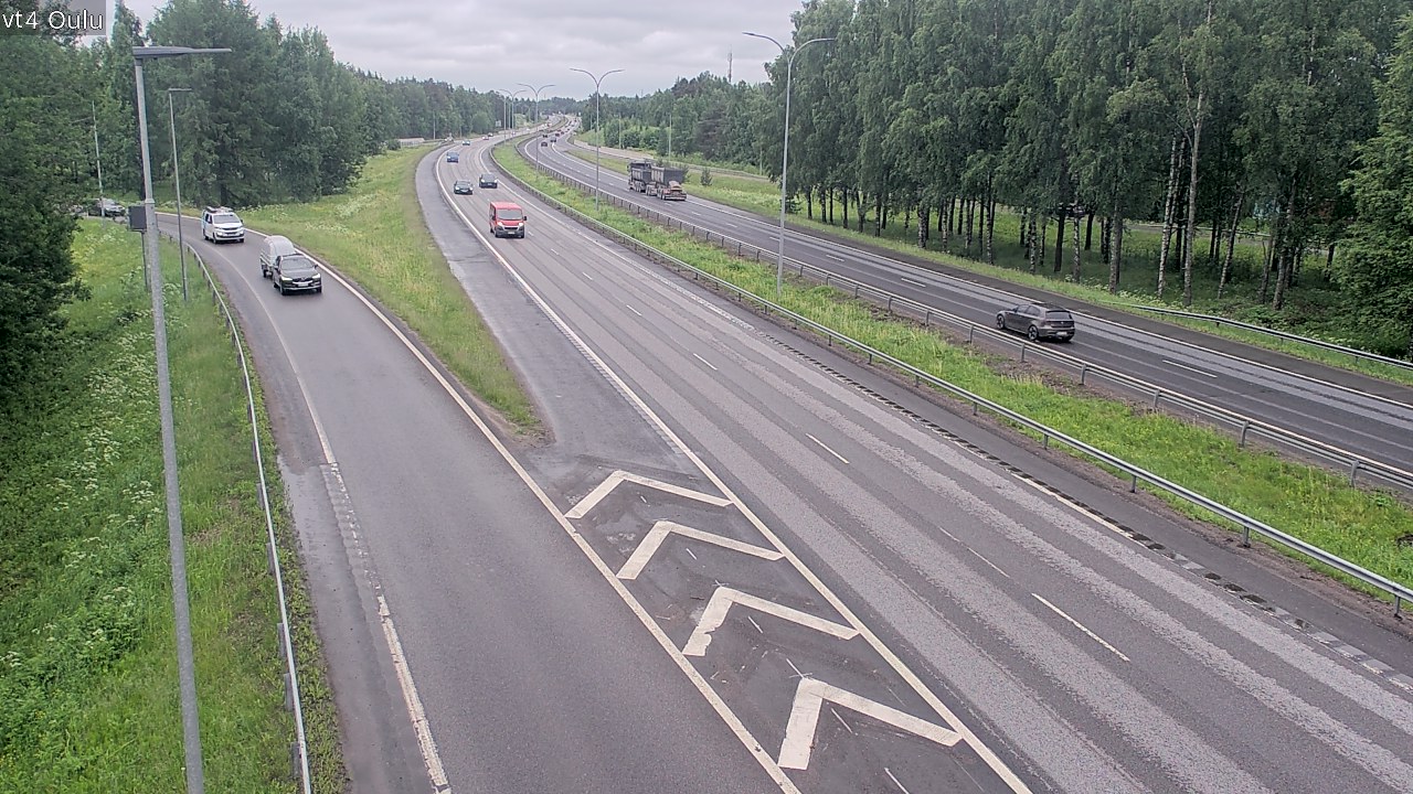 Weather Camera Image Road 4 Oulu, Oulu, Pohjois-Pohjanmaa