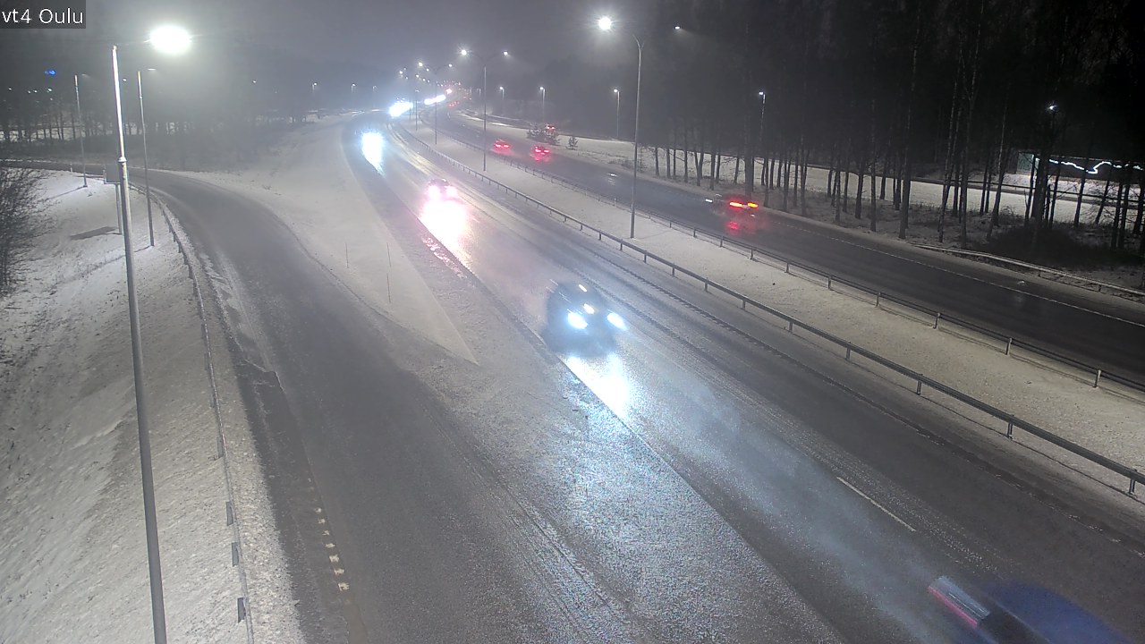 Weather Camera Image Väg 4 Uleåborg, Oulu, Pohjois-Pohjanmaa