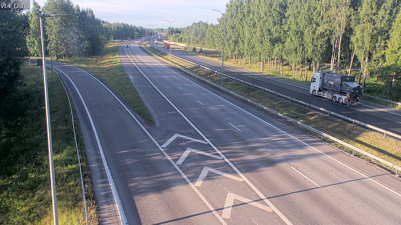 Weather Camera Image Road 4 Oulu, Oulu, Pohjois-Pohjanmaa