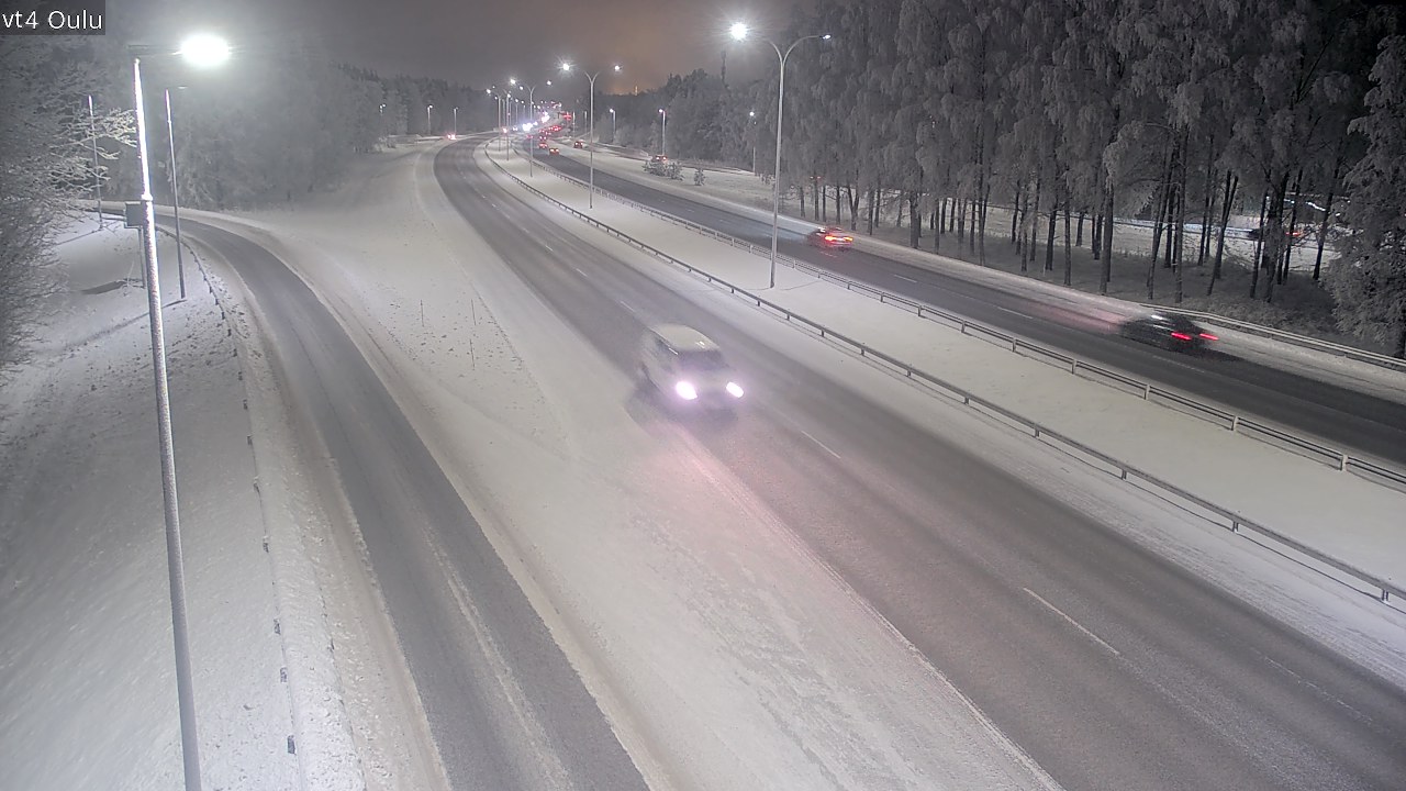 Weather Camera Image Road 4 Oulu, Oulu, Pohjois-Pohjanmaa