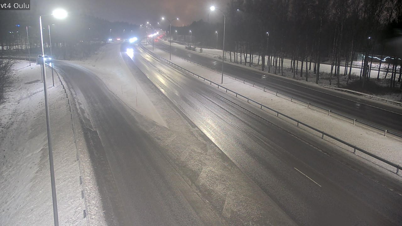 Weather Camera Image Väg 4 Uleåborg, Oulu, Pohjois-Pohjanmaa