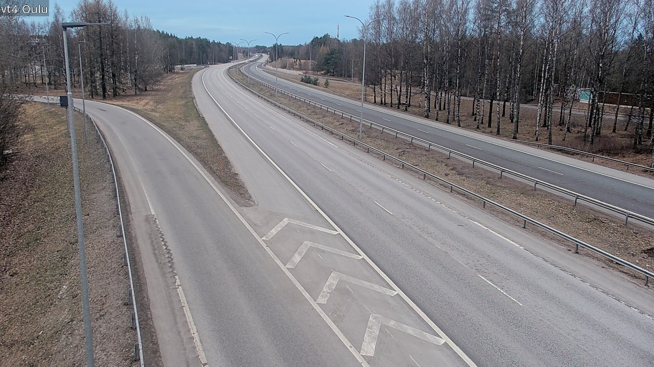 Weather Camera Image Road 4 Oulu, Oulu, Pohjois-Pohjanmaa