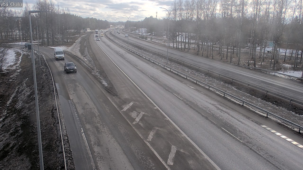 Weather Camera Image Road 4 Oulu, Oulu, Pohjois-Pohjanmaa