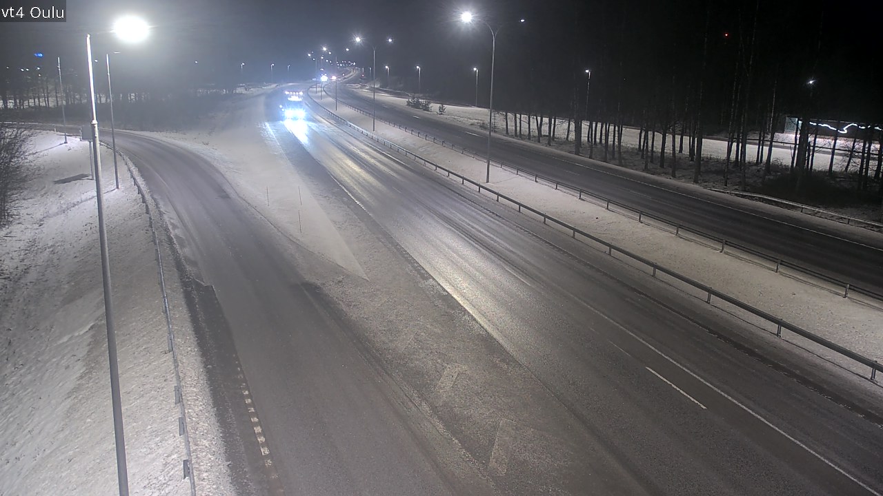 Weather Camera Image Väg 4 Uleåborg, Oulu, Pohjois-Pohjanmaa