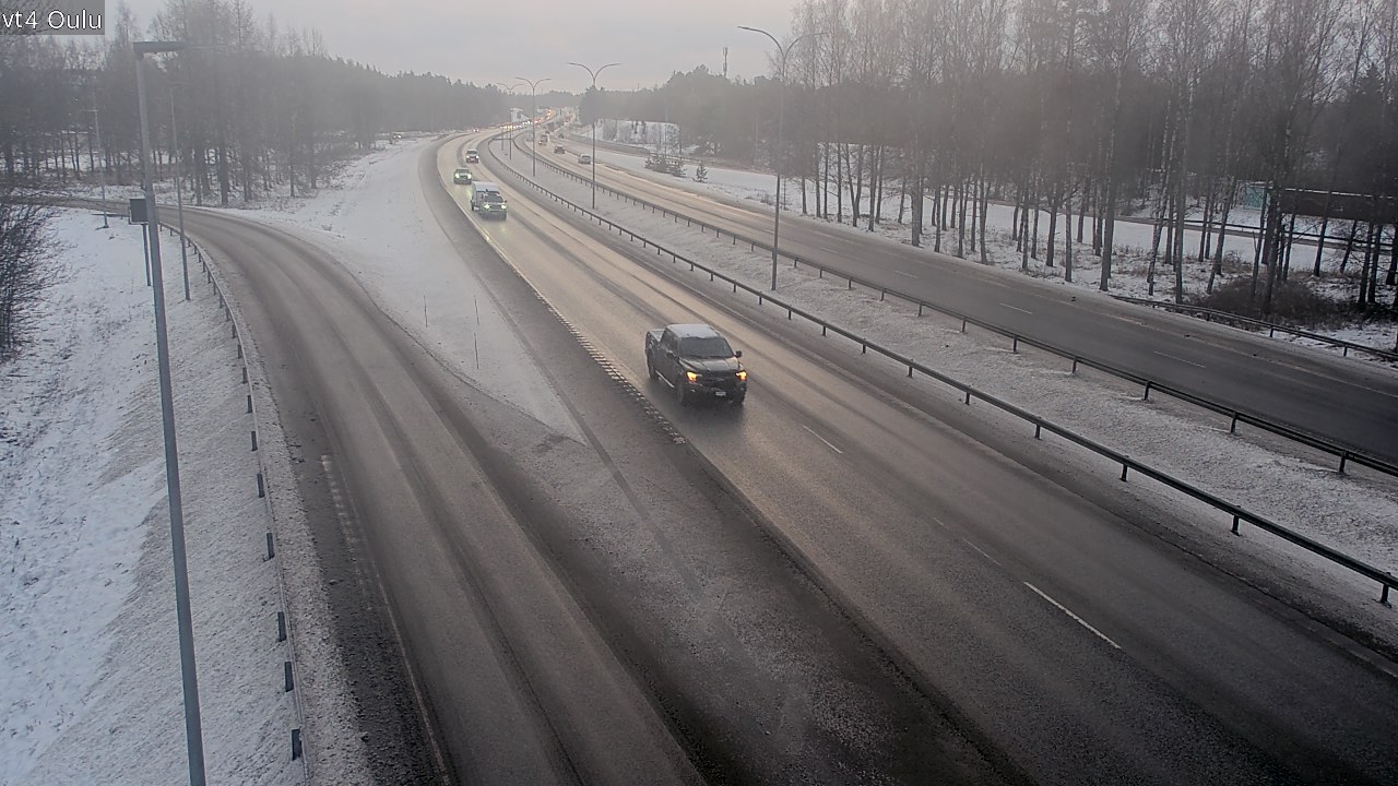 Weather Camera Image Väg 4 Uleåborg, Oulu, Pohjois-Pohjanmaa