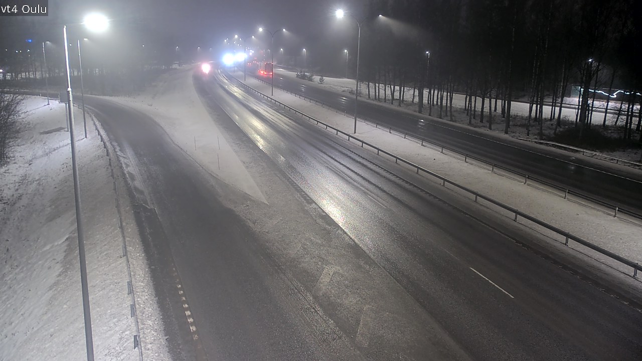 Weather Camera Image Väg 4 Uleåborg, Oulu, Pohjois-Pohjanmaa
