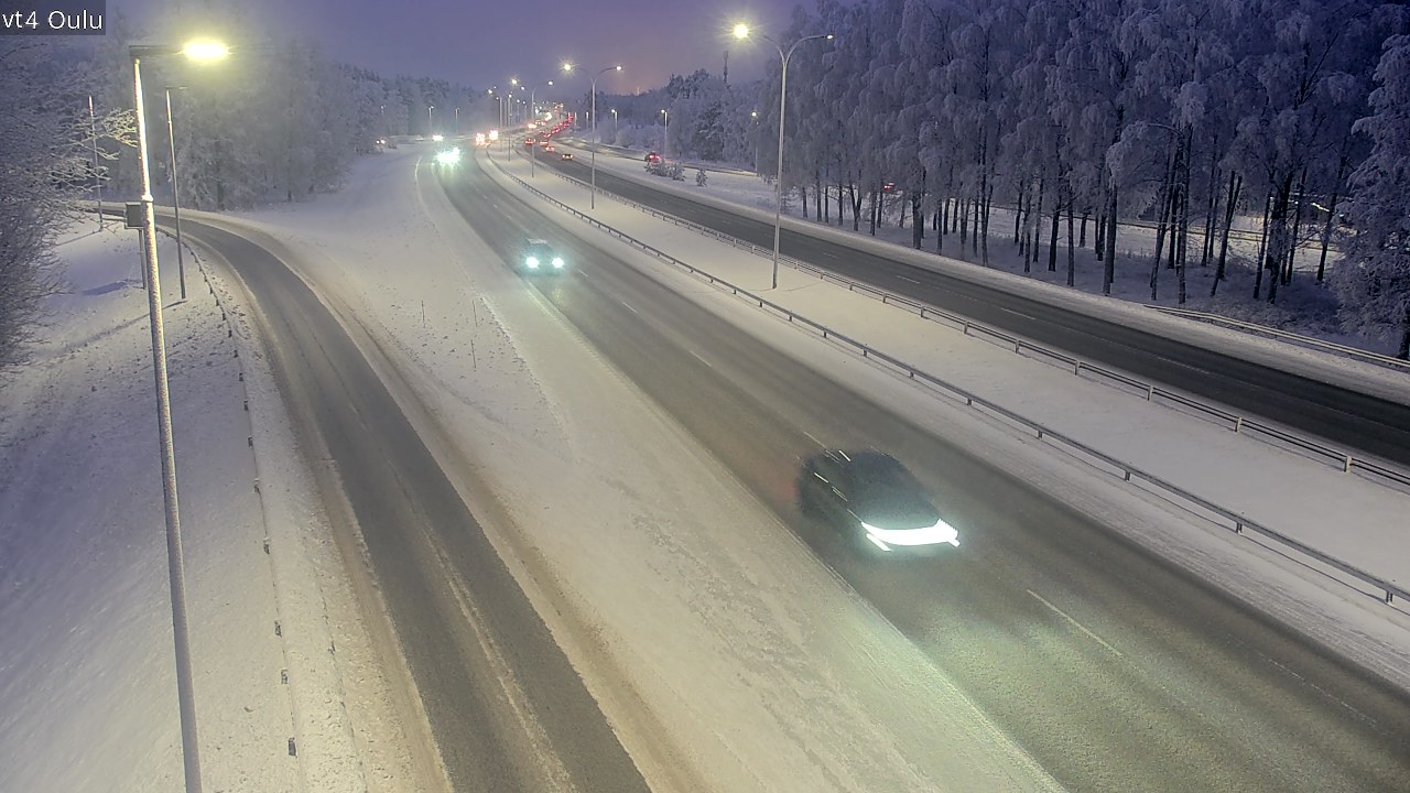 Weather Camera Image Road 4 Oulu, Oulu, Pohjois-Pohjanmaa
