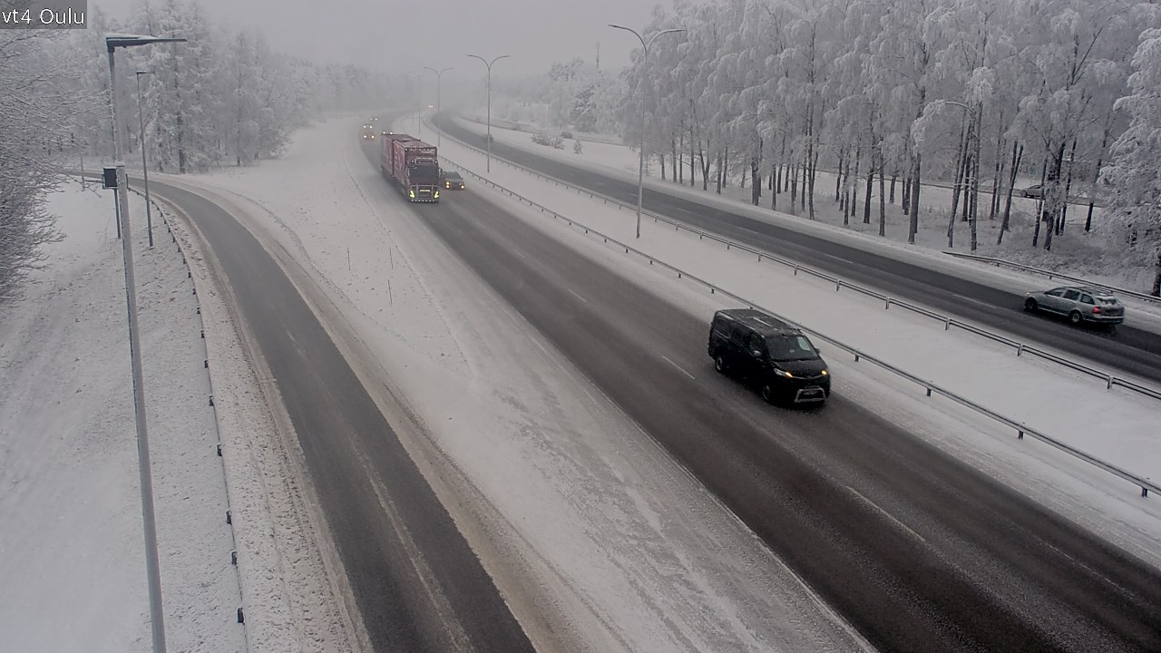 Weather Camera Image Road 4 Oulu, Oulu, Pohjois-Pohjanmaa