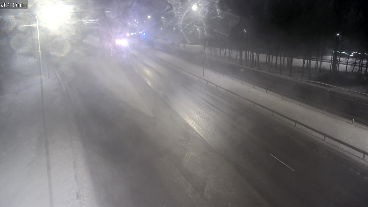 Weather Camera Image Väg 4 Uleåborg, Oulu, Pohjois-Pohjanmaa