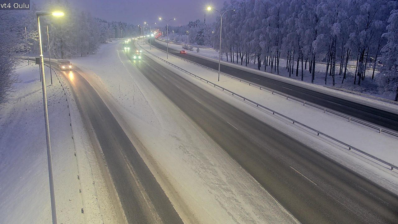 Weather Camera Image Road 4 Oulu, Oulu, Pohjois-Pohjanmaa