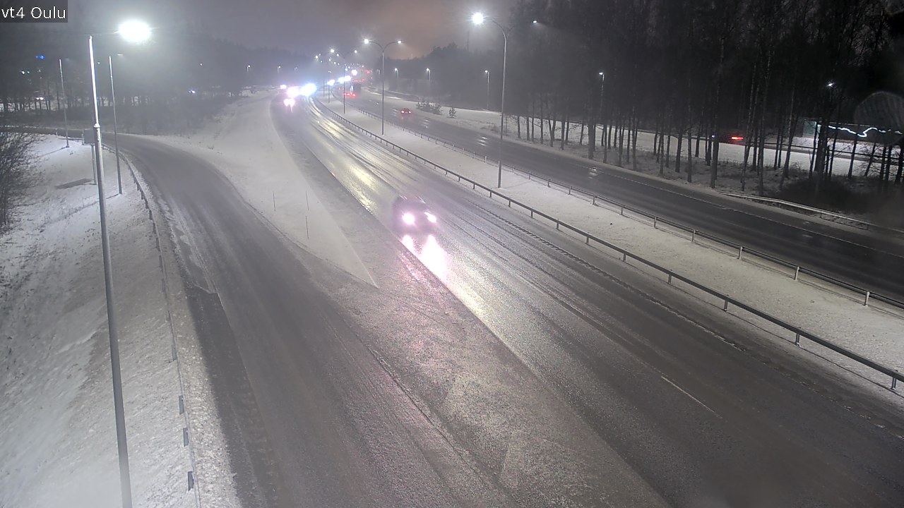 Weather Camera Image Väg 4 Uleåborg, Oulu, Pohjois-Pohjanmaa