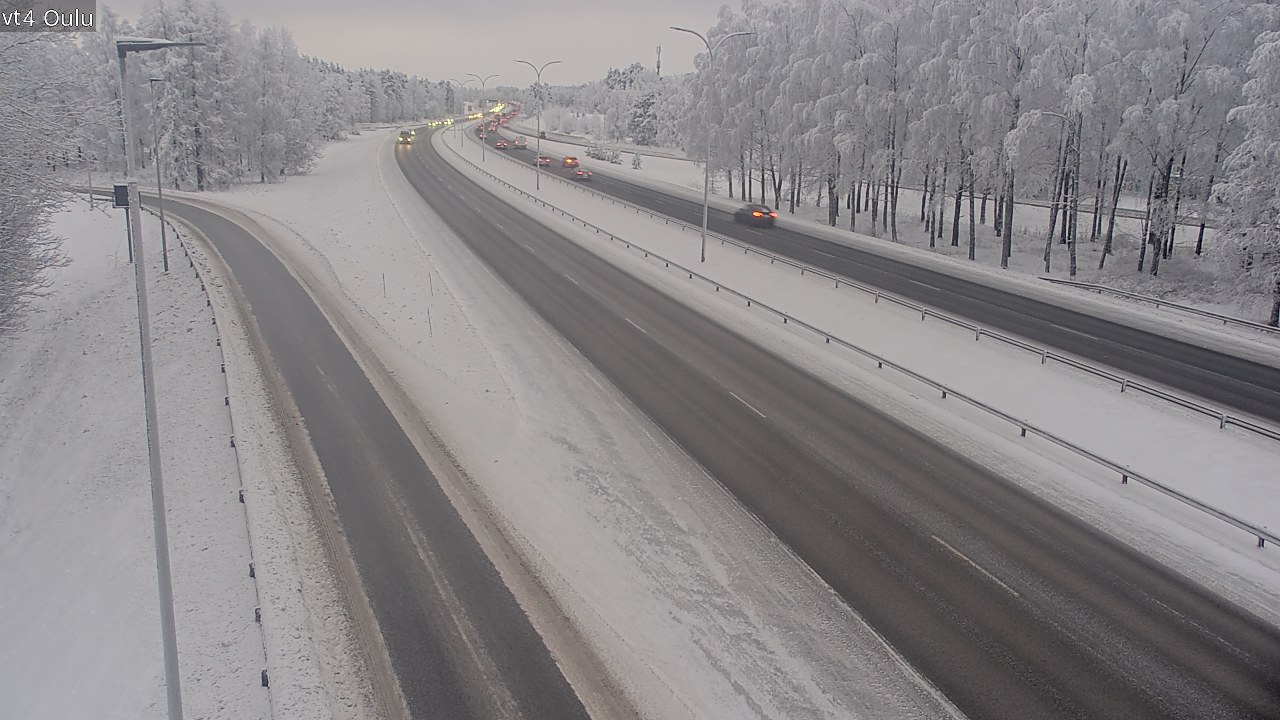 Weather Camera Image Road 4 Oulu, Oulu, Pohjois-Pohjanmaa
