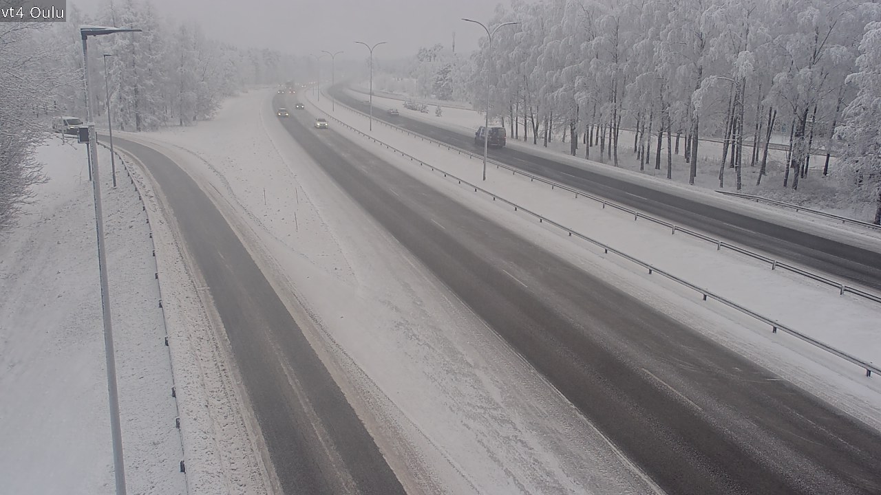 Weather Camera Image Road 4 Oulu, Oulu, Pohjois-Pohjanmaa