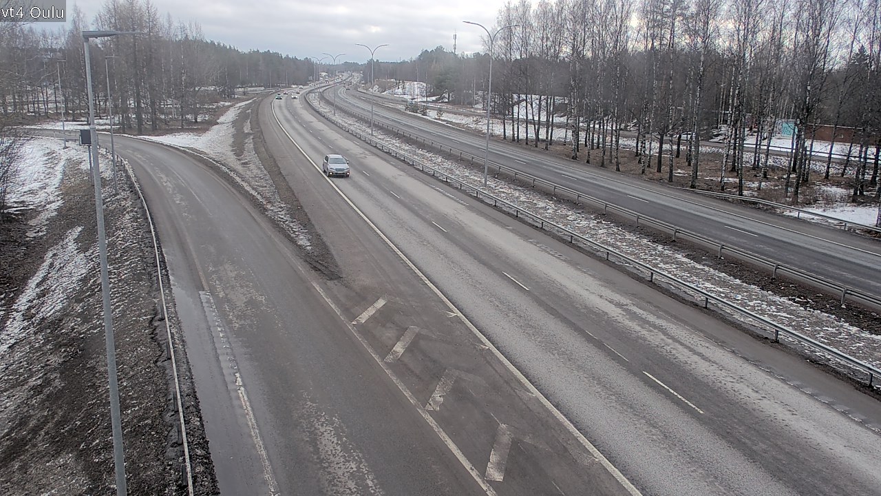 Weather Camera Image Väg 4 Uleåborg, Oulu, Pohjois-Pohjanmaa