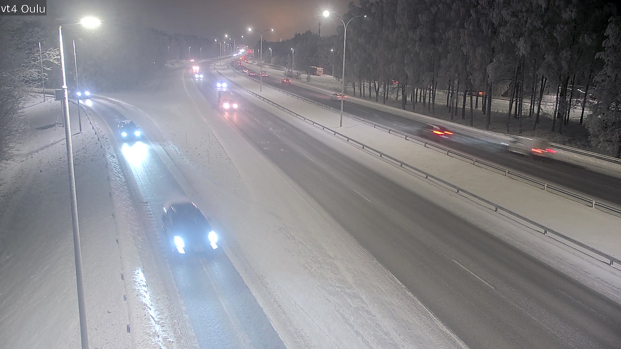 Weather Camera Image Road 4 Oulu, Oulu, Pohjois-Pohjanmaa