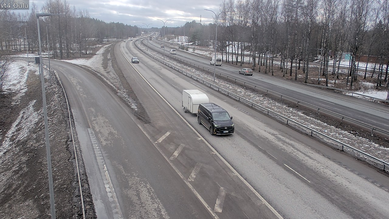Weather Camera Image Väg 4 Uleåborg, Oulu, Pohjois-Pohjanmaa