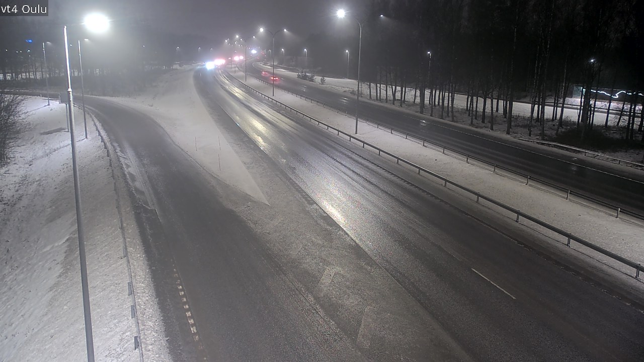 Weather Camera Image Väg 4 Uleåborg, Oulu, Pohjois-Pohjanmaa