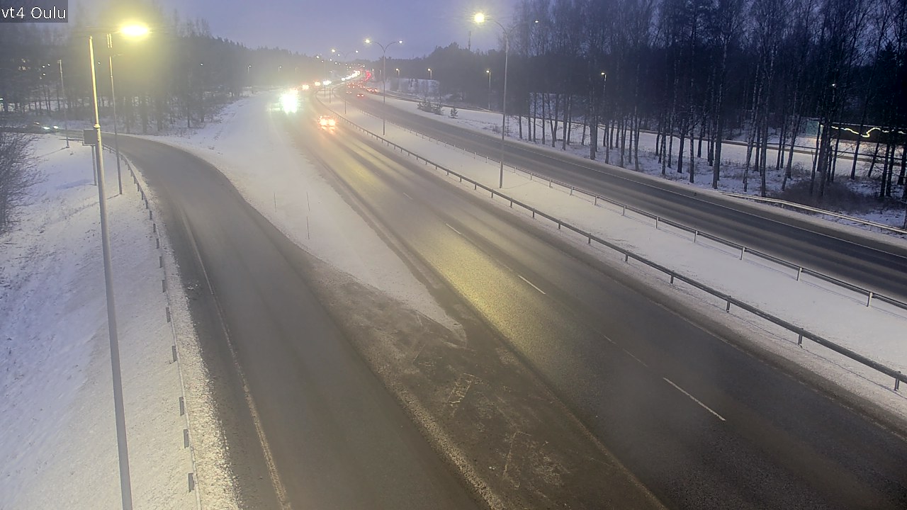 Weather Camera Image Väg 4 Uleåborg, Oulu, Pohjois-Pohjanmaa