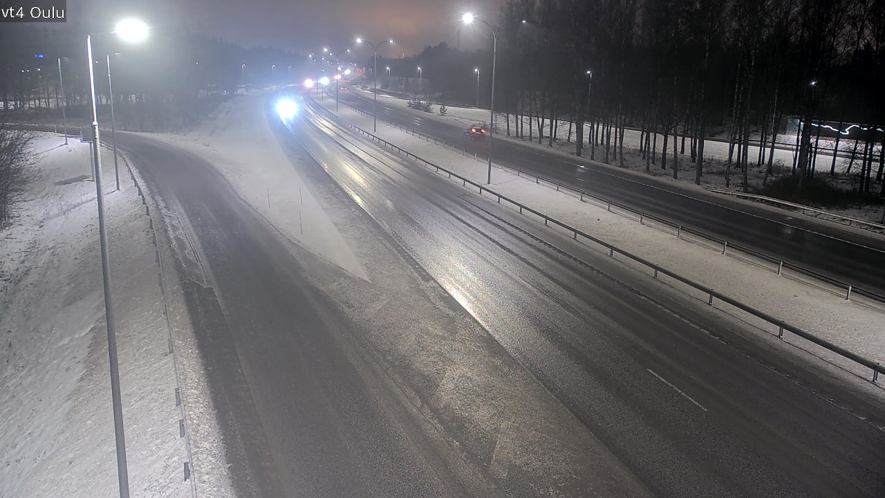 Weather Camera Image Väg 4 Uleåborg, Oulu, Pohjois-Pohjanmaa