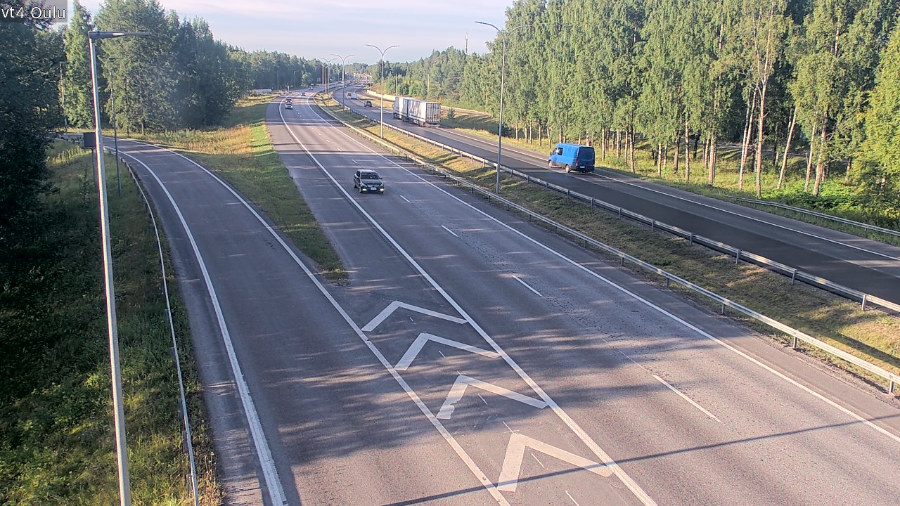 Weather Camera Image Road 4 Oulu, Oulu, Pohjois-Pohjanmaa