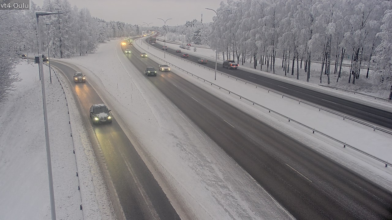 Weather Camera Image Road 4 Oulu, Oulu, Pohjois-Pohjanmaa