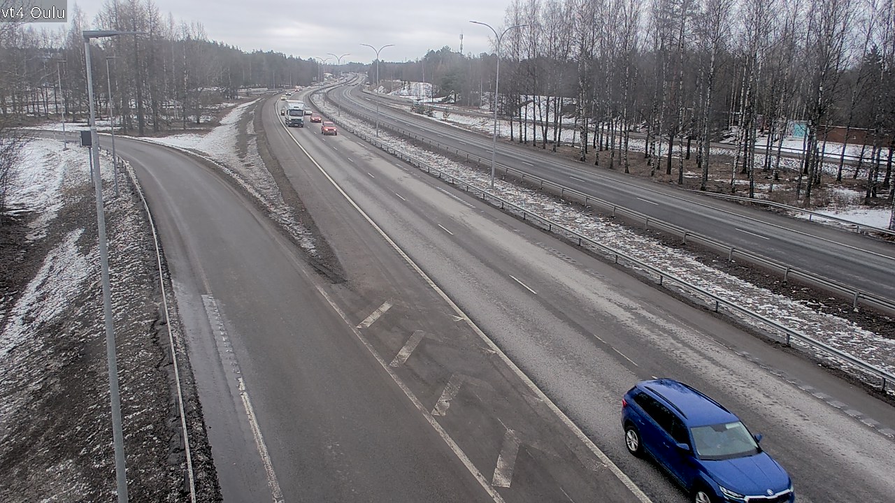 Weather Camera Image Road 4 Oulu, Oulu, Pohjois-Pohjanmaa