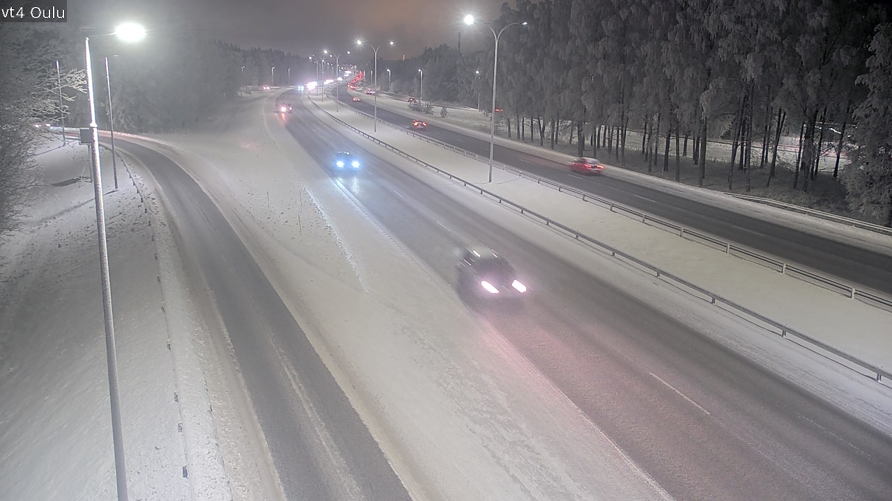 Weather Camera Image Road 4 Oulu, Oulu, Pohjois-Pohjanmaa