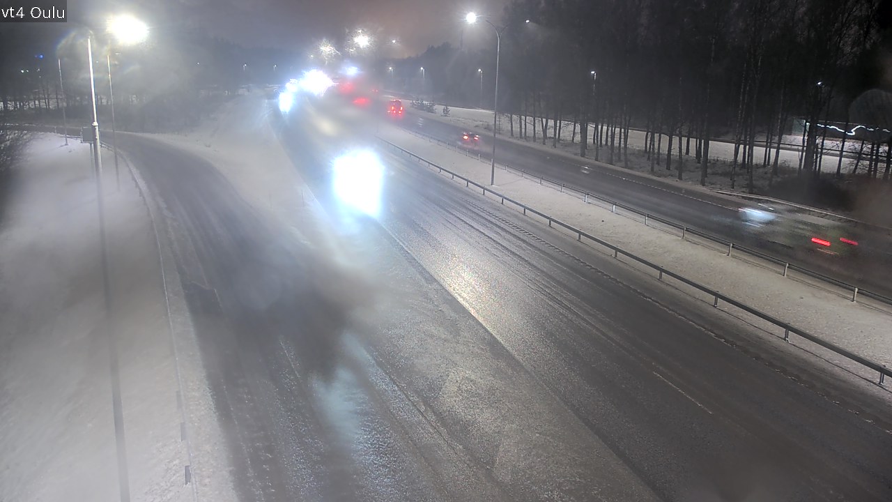 Weather Camera Image Väg 4 Uleåborg, Oulu, Pohjois-Pohjanmaa