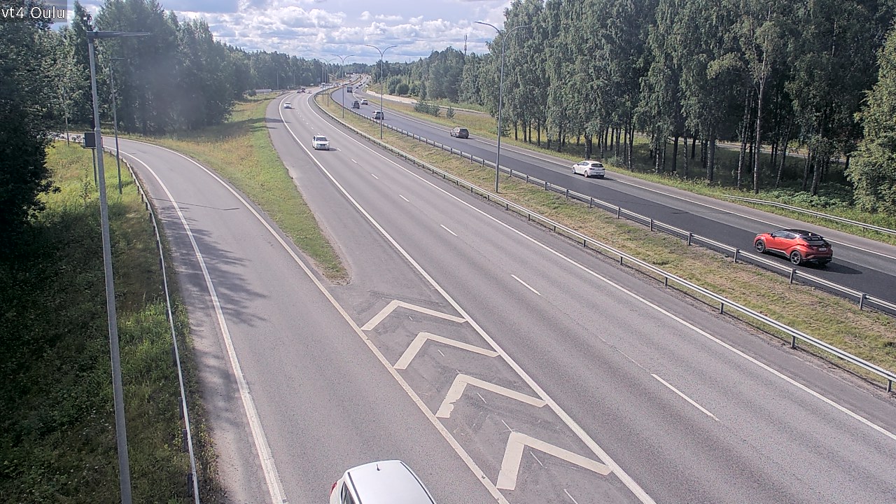 Weather Camera Image Väg 4 Uleåborg, Oulu, Pohjois-Pohjanmaa