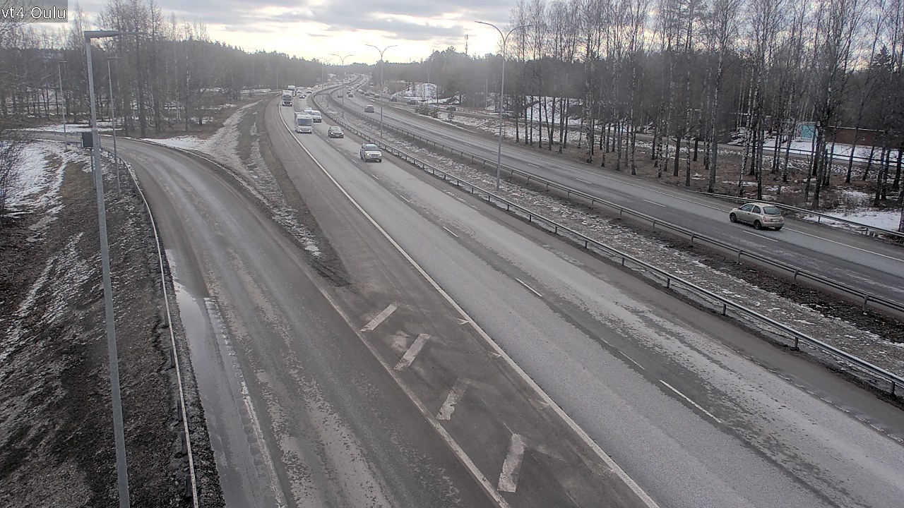 Weather Camera Image Road 4 Oulu, Oulu, Pohjois-Pohjanmaa