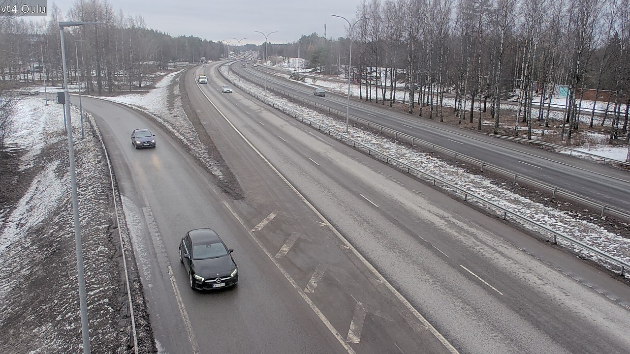 Weather Camera Image Väg 4 Uleåborg, Oulu, Pohjois-Pohjanmaa