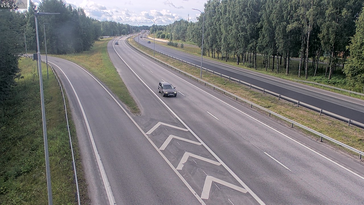 Weather Camera Image Väg 4 Uleåborg, Oulu, Pohjois-Pohjanmaa