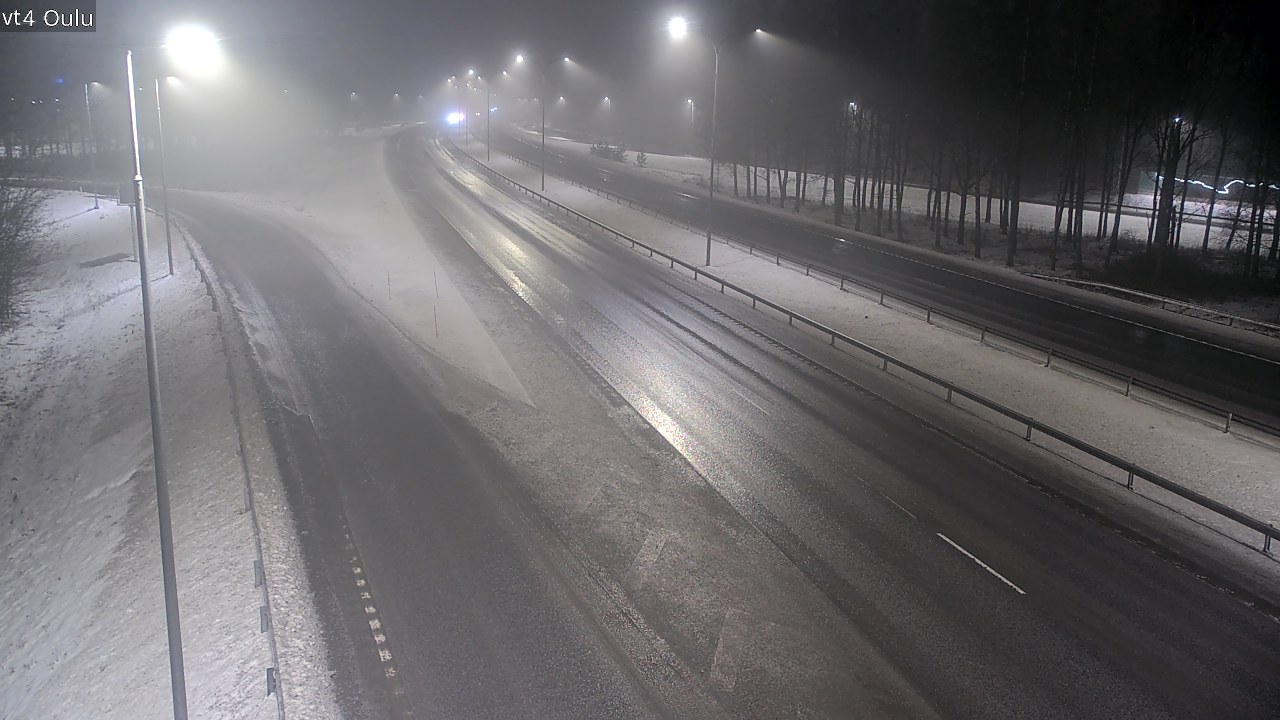 Weather Camera Image Väg 4 Uleåborg, Oulu, Pohjois-Pohjanmaa