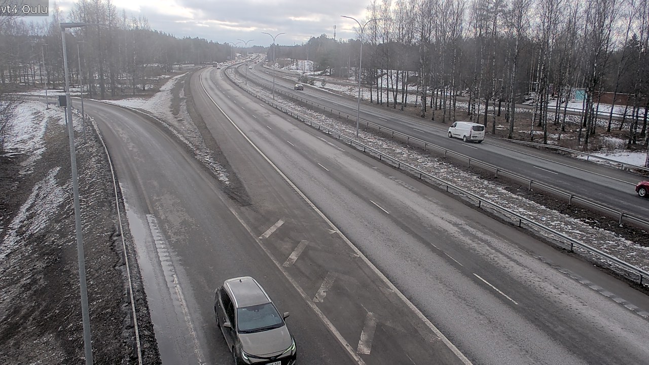 Weather Camera Image Väg 4 Uleåborg, Oulu, Pohjois-Pohjanmaa