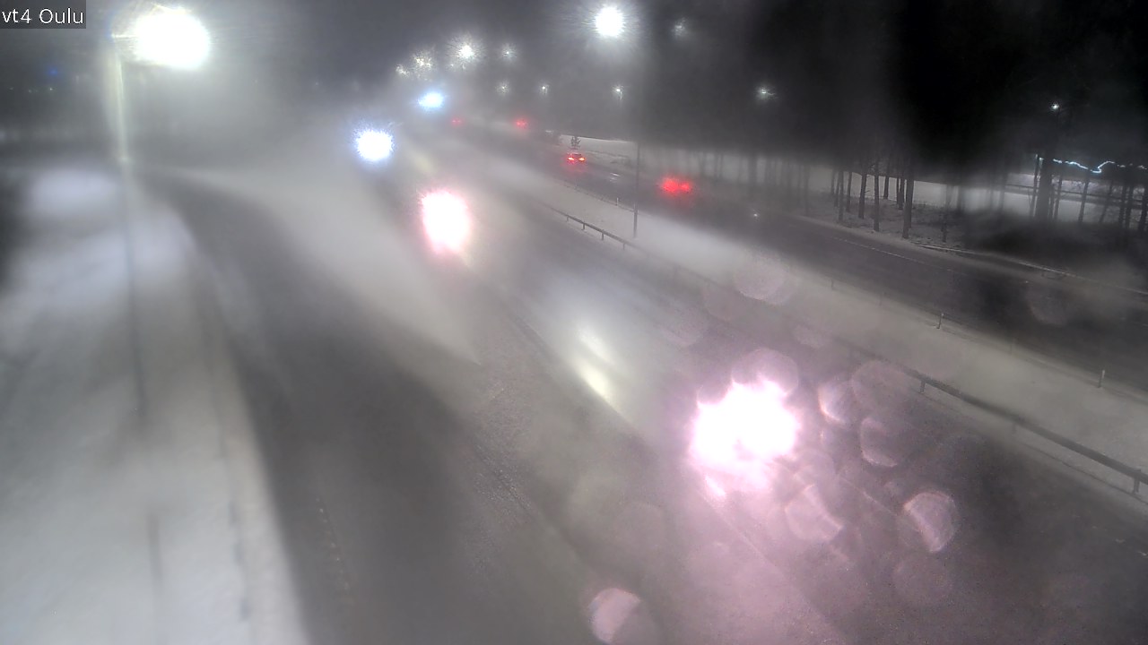 Weather Camera Image Väg 4 Uleåborg, Oulu, Pohjois-Pohjanmaa