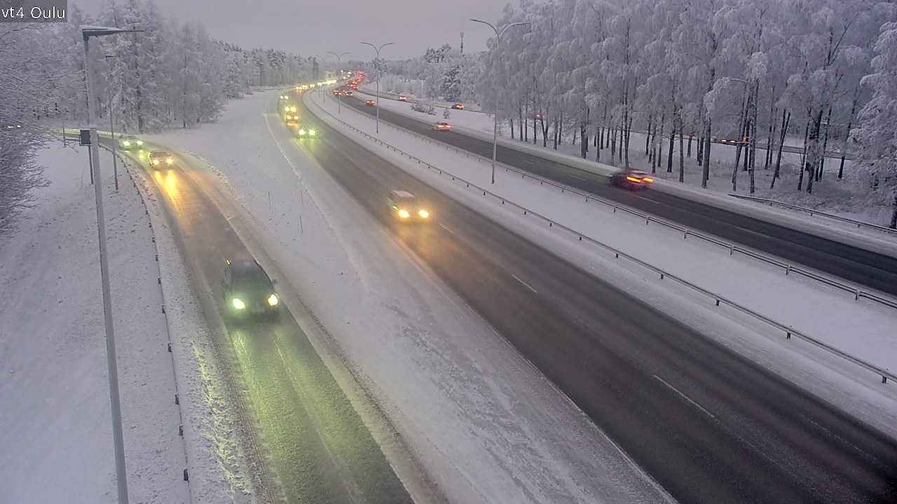 Weather Camera Image Road 4 Oulu, Oulu, Pohjois-Pohjanmaa