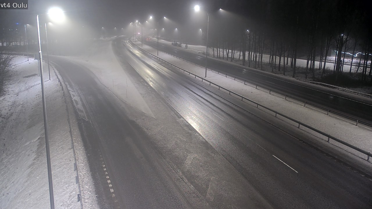 Weather Camera Image Väg 4 Uleåborg, Oulu, Pohjois-Pohjanmaa