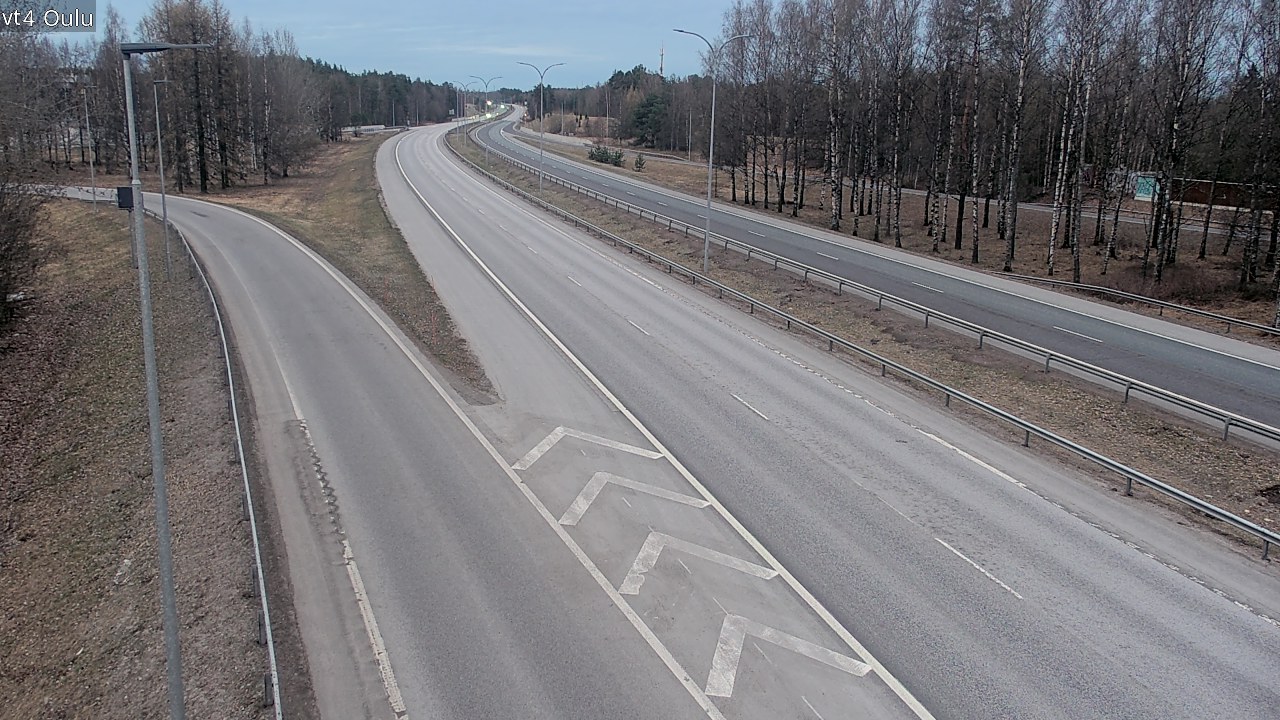 Weather Camera Image Road 4 Oulu, Oulu, Pohjois-Pohjanmaa