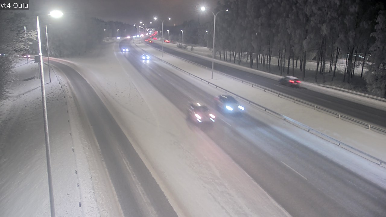 Weather Camera Image Road 4 Oulu, Oulu, Pohjois-Pohjanmaa