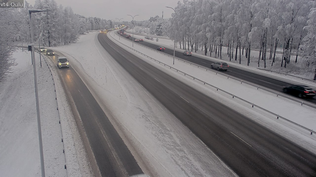 Weather Camera Image Road 4 Oulu, Oulu, Pohjois-Pohjanmaa
