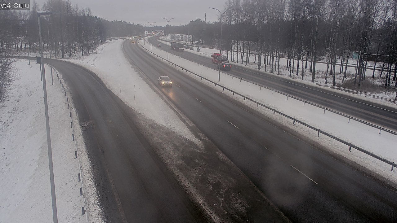 Weather Camera Image Väg 4 Uleåborg, Oulu, Pohjois-Pohjanmaa