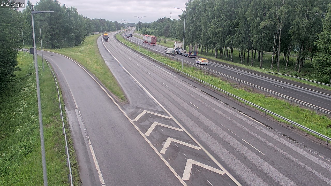 Weather Camera Image Road 4 Oulu, Oulu, Pohjois-Pohjanmaa