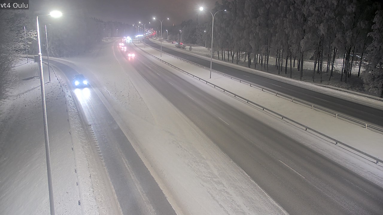 Weather Camera Image Road 4 Oulu, Oulu, Pohjois-Pohjanmaa