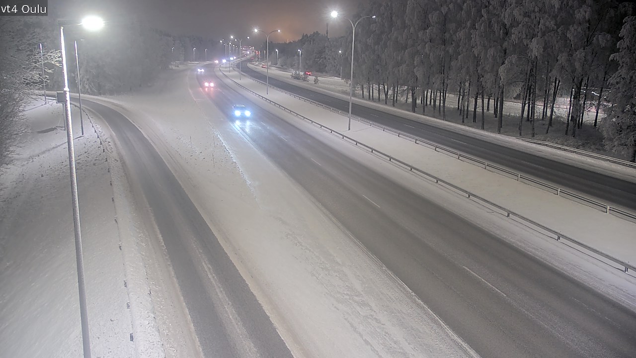 Weather Camera Image Road 4 Oulu, Oulu, Pohjois-Pohjanmaa